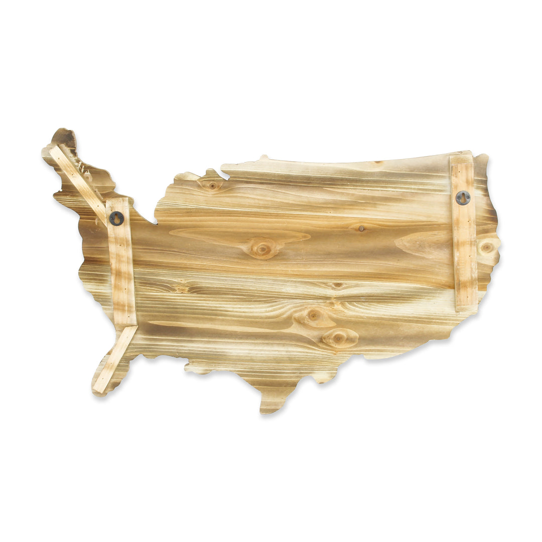 4834 - Tellur 31" Wood USA Map