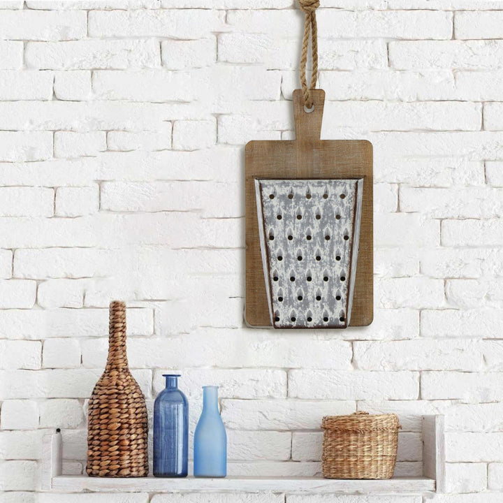 4852 - Melio Cheese Grater Wall Decor