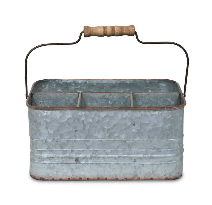 4863 - Melora Galvanized Caddy