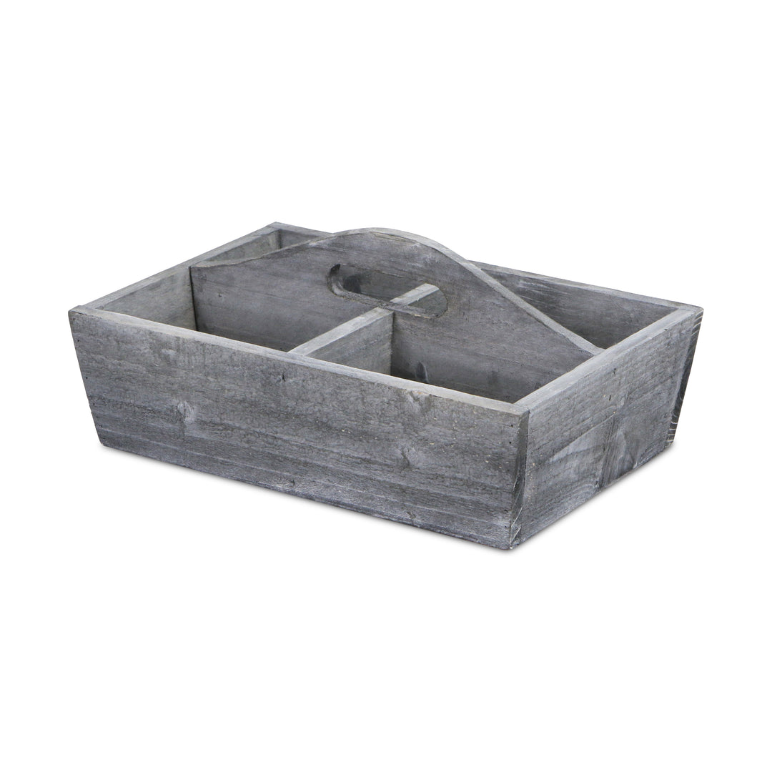 4939GW - Petron Tapered Wood Caddy - Gray