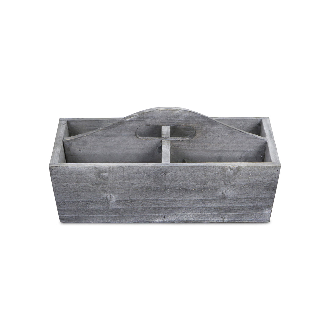 4939GW - Petron Tapered Wood Caddy - Gray