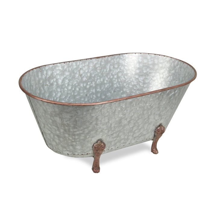 5018L-GV - Lavande Galvanized Tub Decor