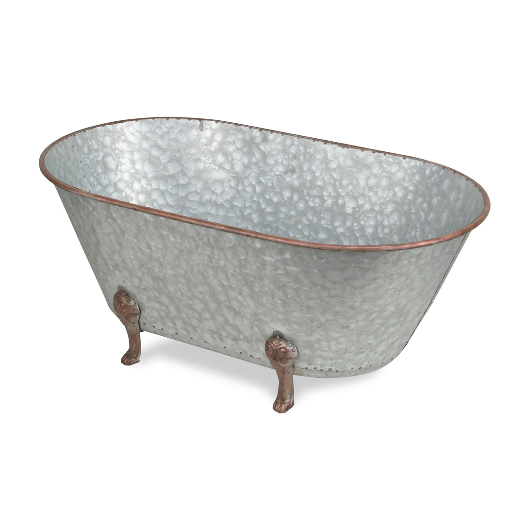 5018L-GV - Lavande Galvanized Tub Decor