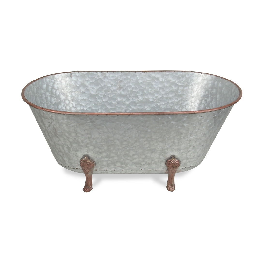 5018L-GV - Lavande Galvanized Tub Decor