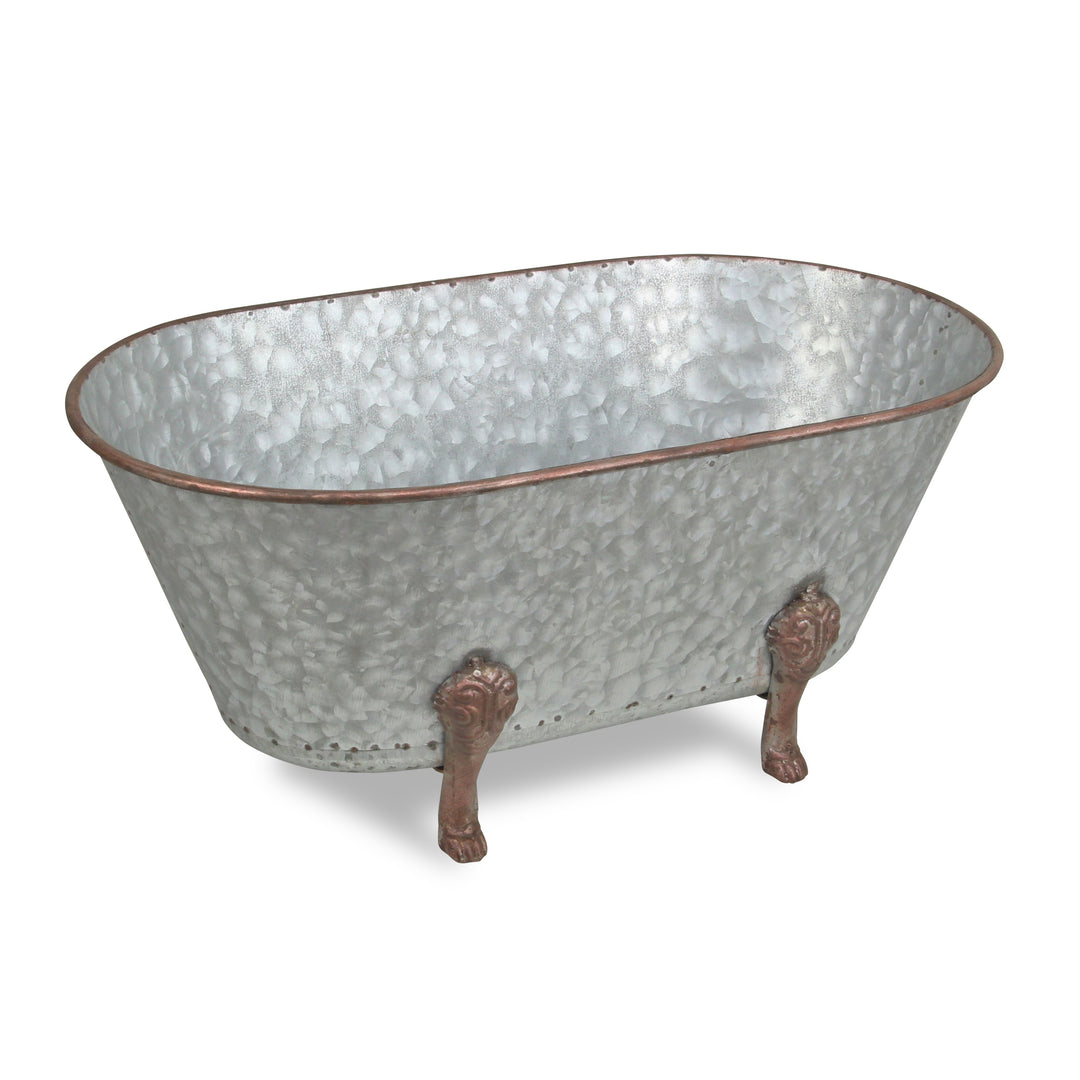 5018S-GV - Lavande Galvanized Tub Decor