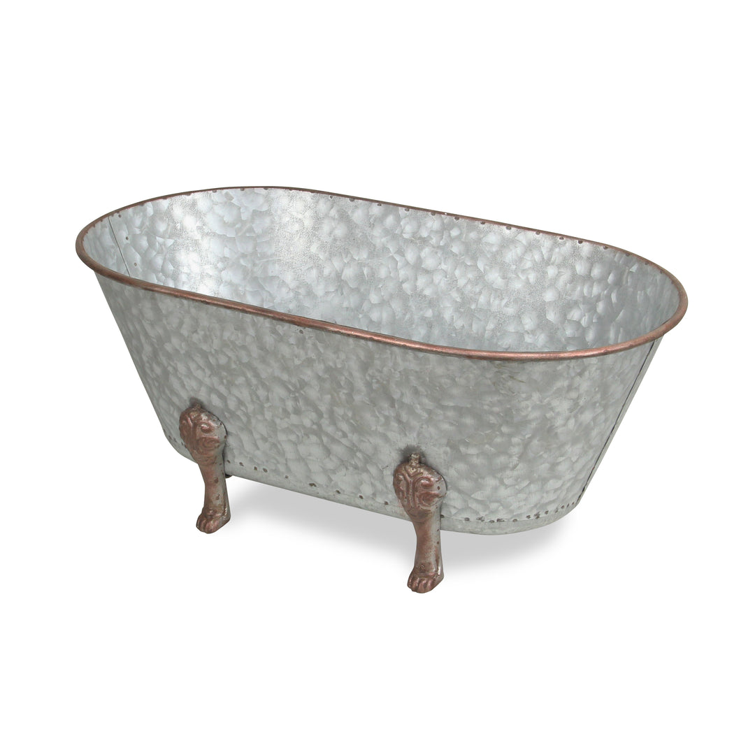 5018S-GV - Lavande Galvanized Tub Decor