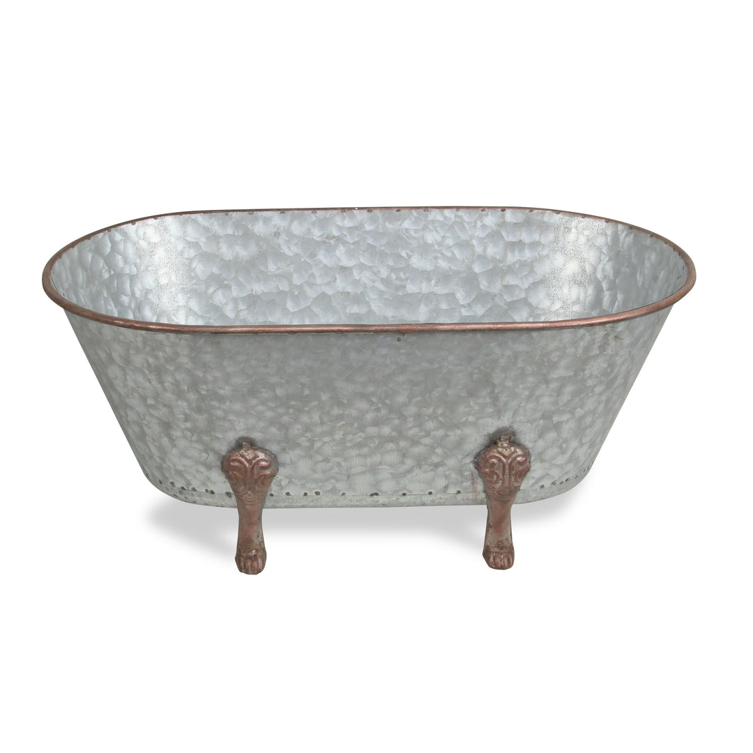 5018S-GV - Lavande Galvanized Tub Decor