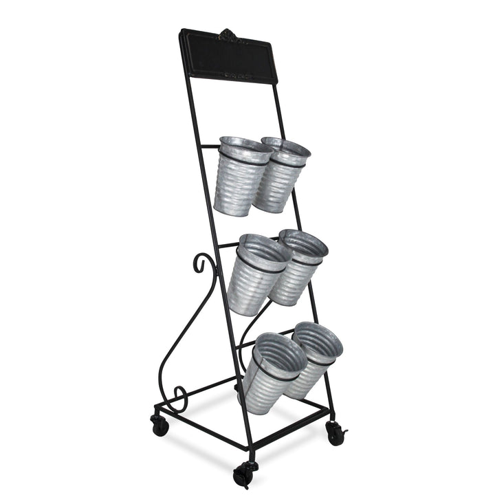 5032 - Kalila 6 Pot Rolling Cart