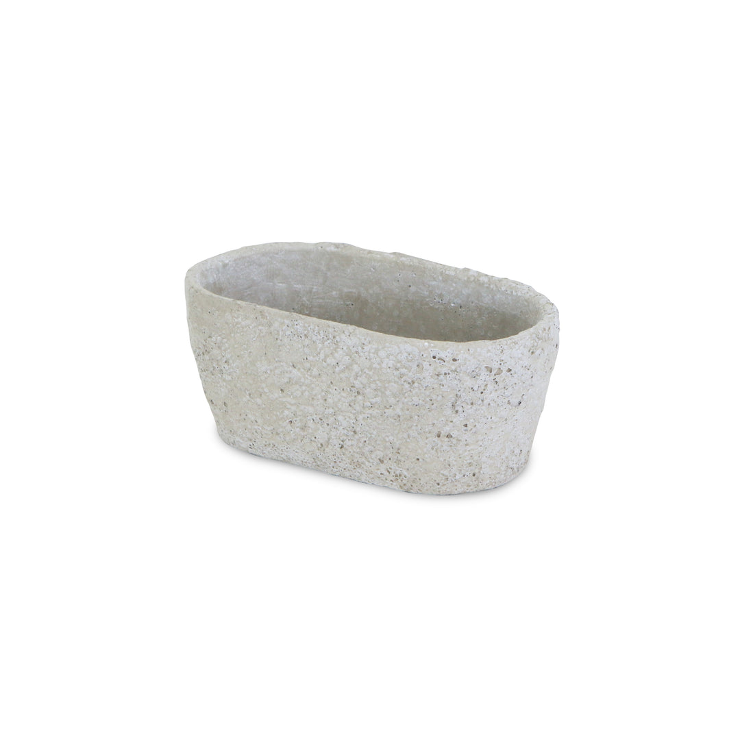 5094 - Fern Oval Cement Pot