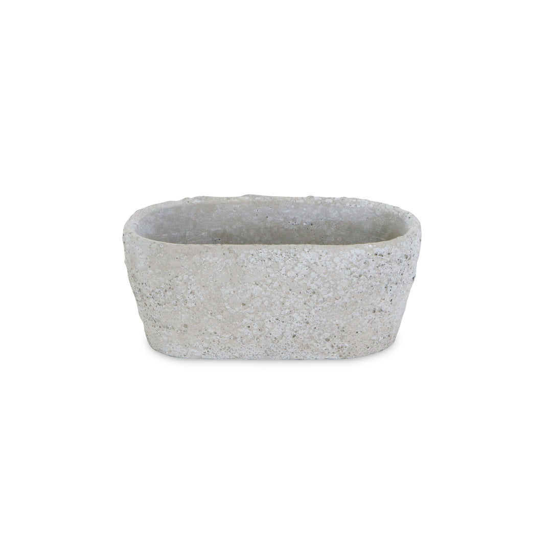 5094 - Fern Oval Cement Pot