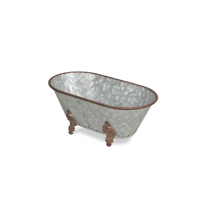 5129L-GV - Lavande Galvanized Tub Decor