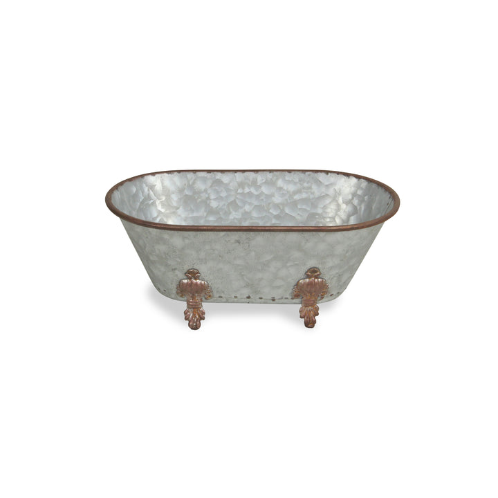 5129L-GV - Lavande Galvanized Tub Decor