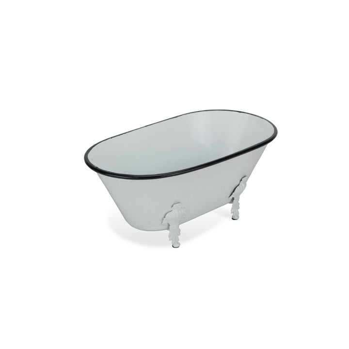 5129L-W - Lavande White Tub Decor