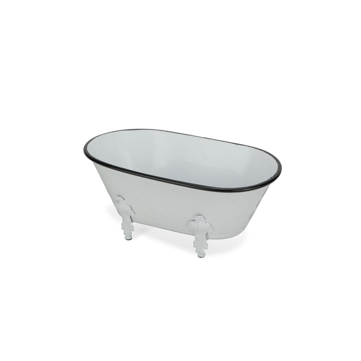 5129L-W - Lavande White Tub Decor