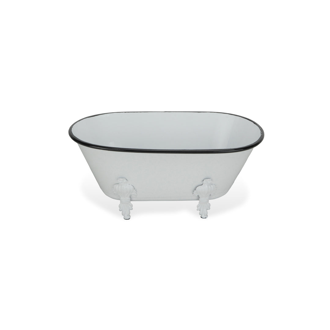 5129L-W - Lavande White Tub Decor