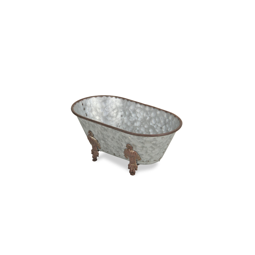 5129S-GV - Lavande Galvanized Tub Decor