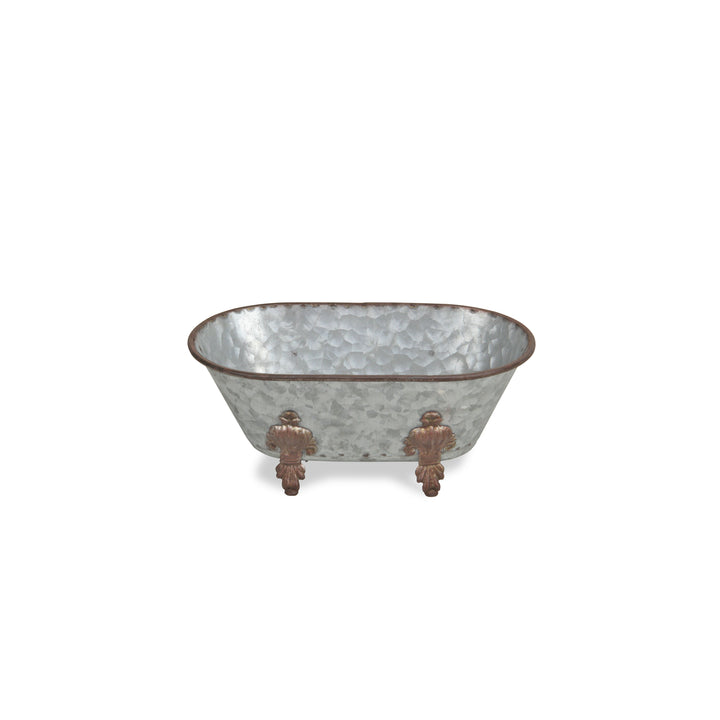 5129S-GV - Lavande Galvanized Tub Decor