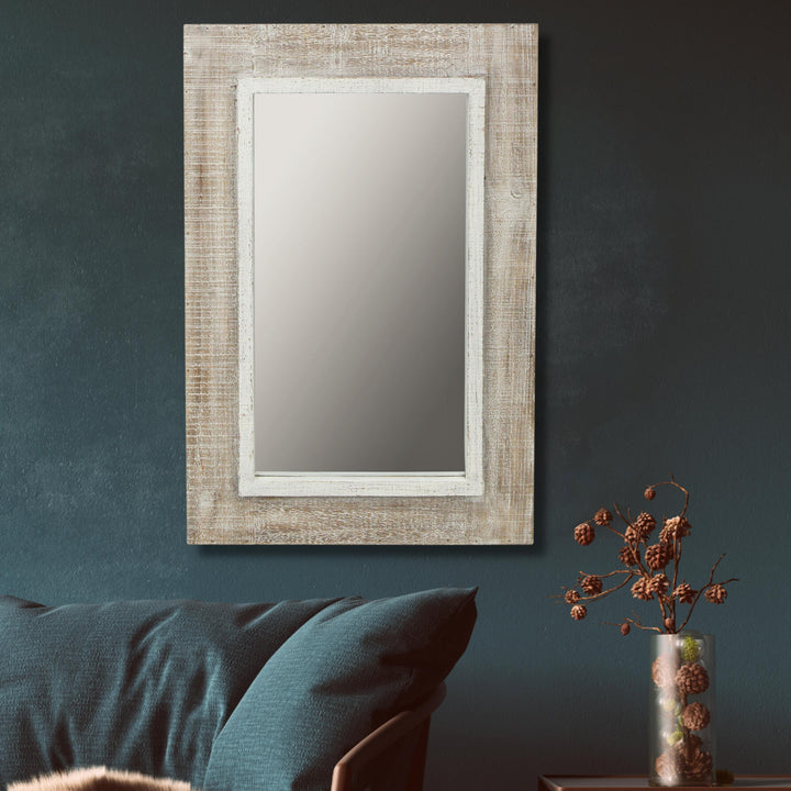 5189 - Cecilia Wood Framed Mirror