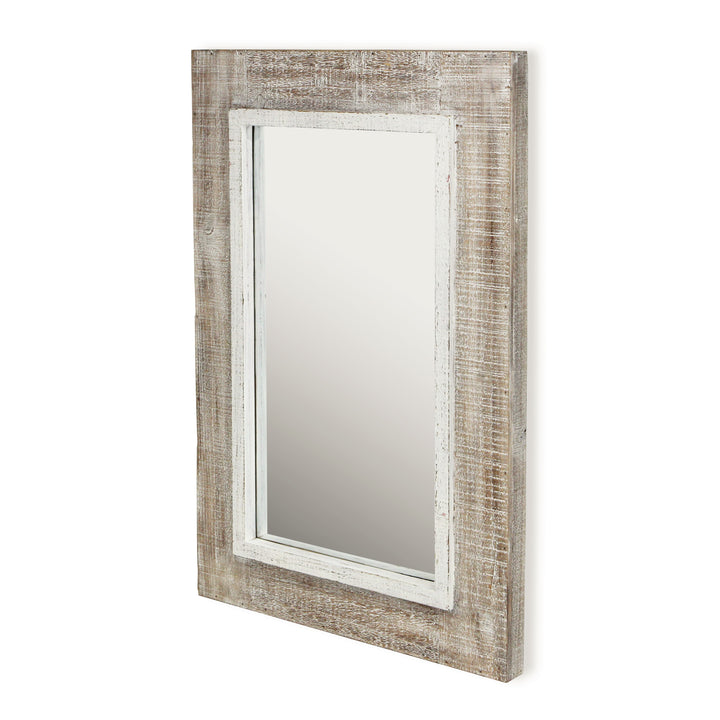 5189 - Cecilia Wood Framed Mirror