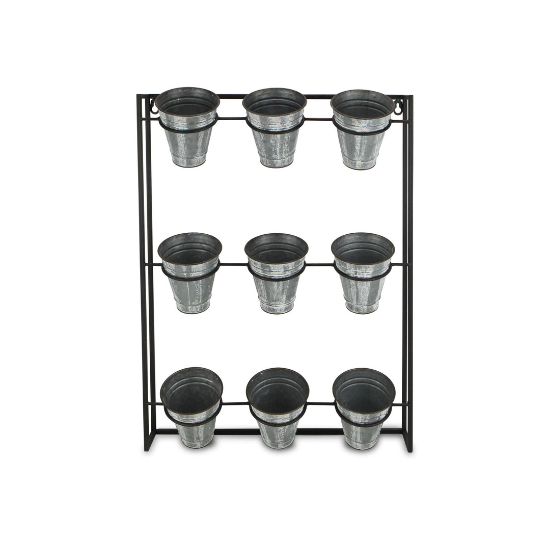 5204 - Ione 9 Pot Wall Planter