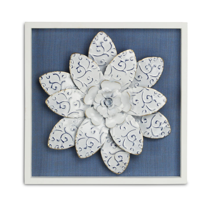 5349 - VIta Framed Metal Flower