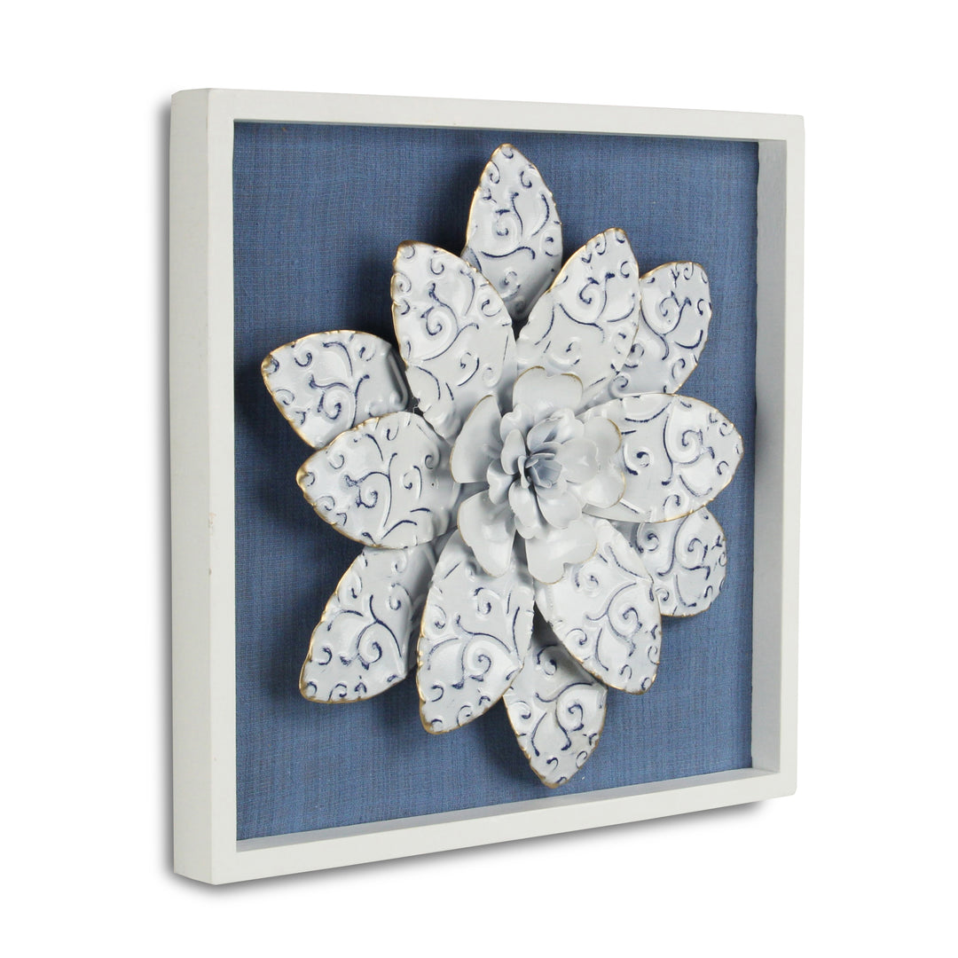 5349 - VIta Framed Metal Flower