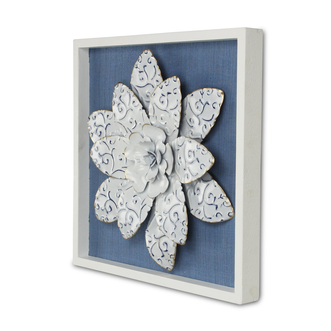 5349 - VIta Framed Metal Flower