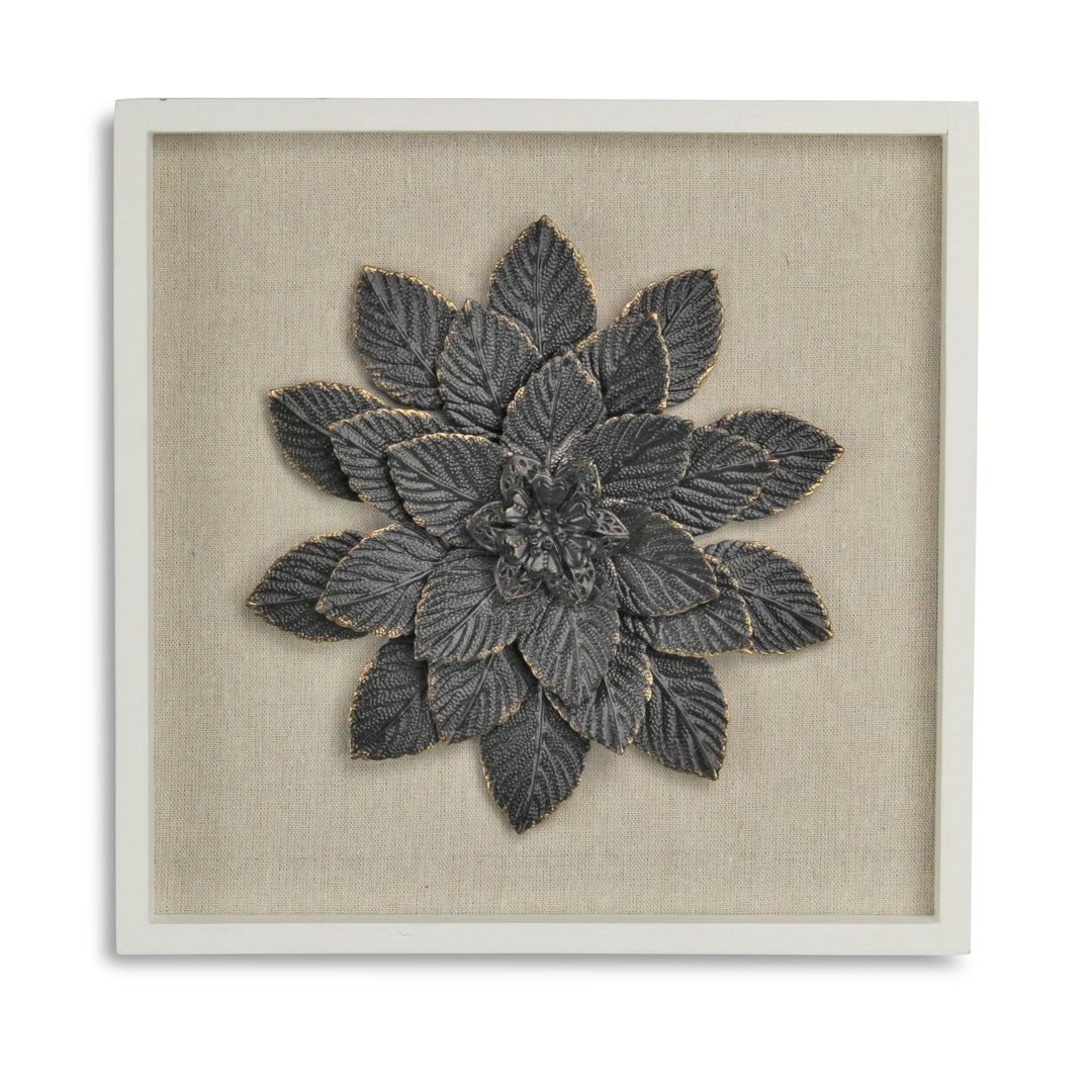 5438 - Vita Framed Metal Flower