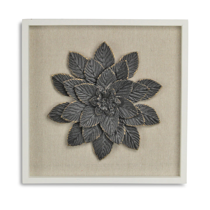 5438 - Vita Framed Metal Flower