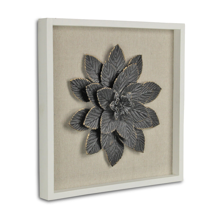 5438 - Vita Framed Metal Flower