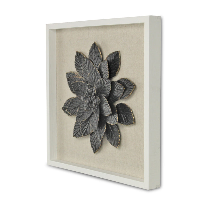 5438 - Vita Framed Metal Flower