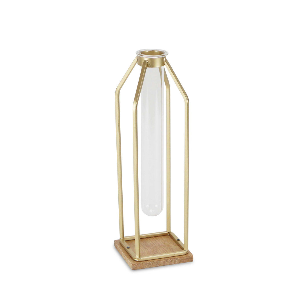 5483L-GD - Adrie Large Modern Stand - Gold