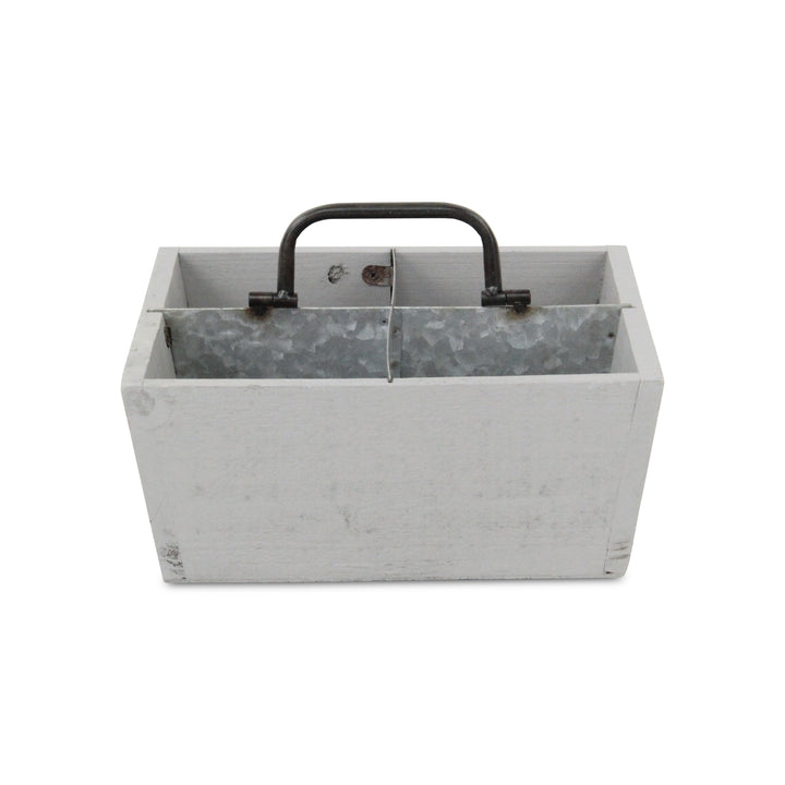 5563GR - Renee 4 Slot Wood Caddy