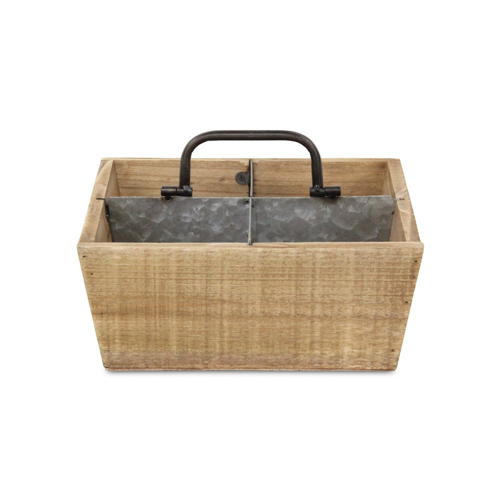 5563 - Renee 4 Slot Wood Caddy