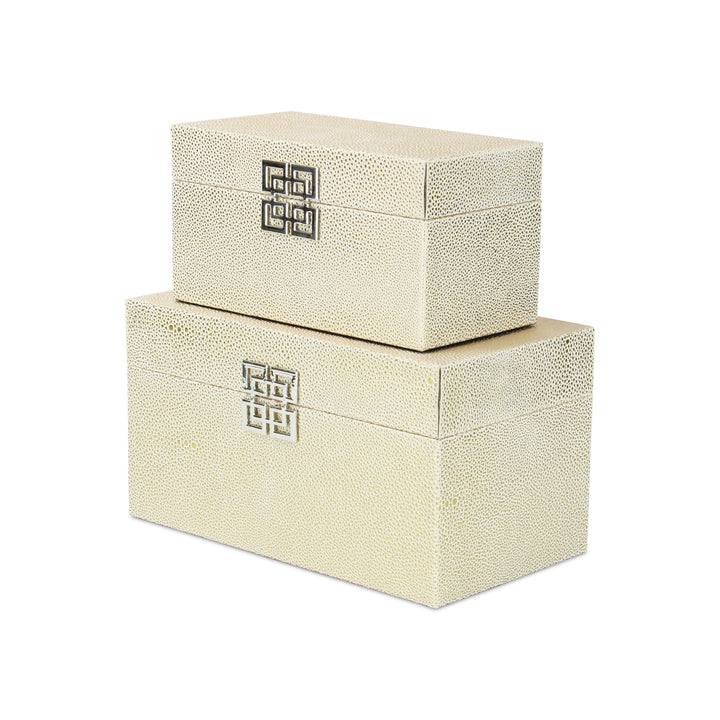 5627-2WTGD - Galena White Gold Boxes