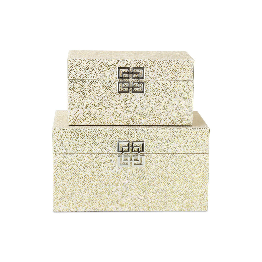 5627-2WTGD - Galena White Gold Boxes