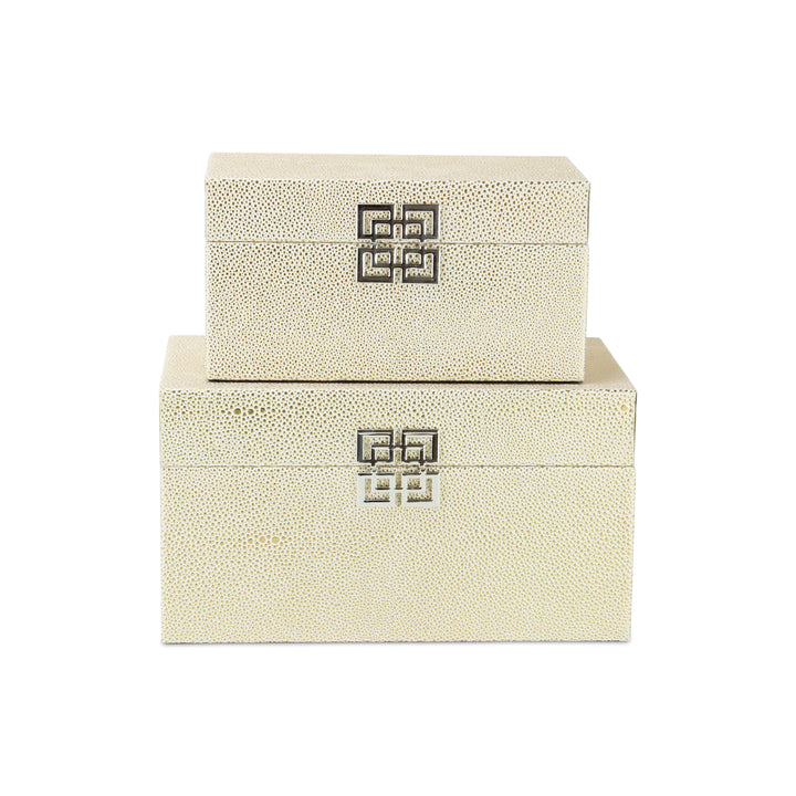 5627-2WTGD - Galena White Gold Boxes