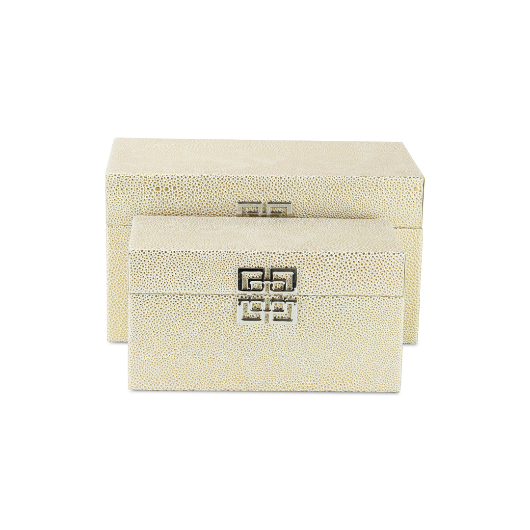 5627-2WTGD - Galena White Gold Boxes