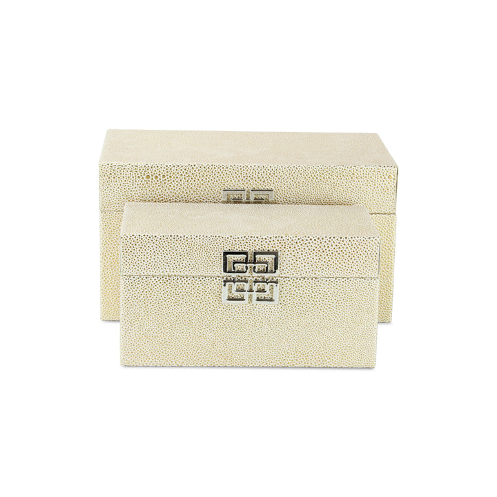 5627-2WTGD - Galena White Gold Boxes