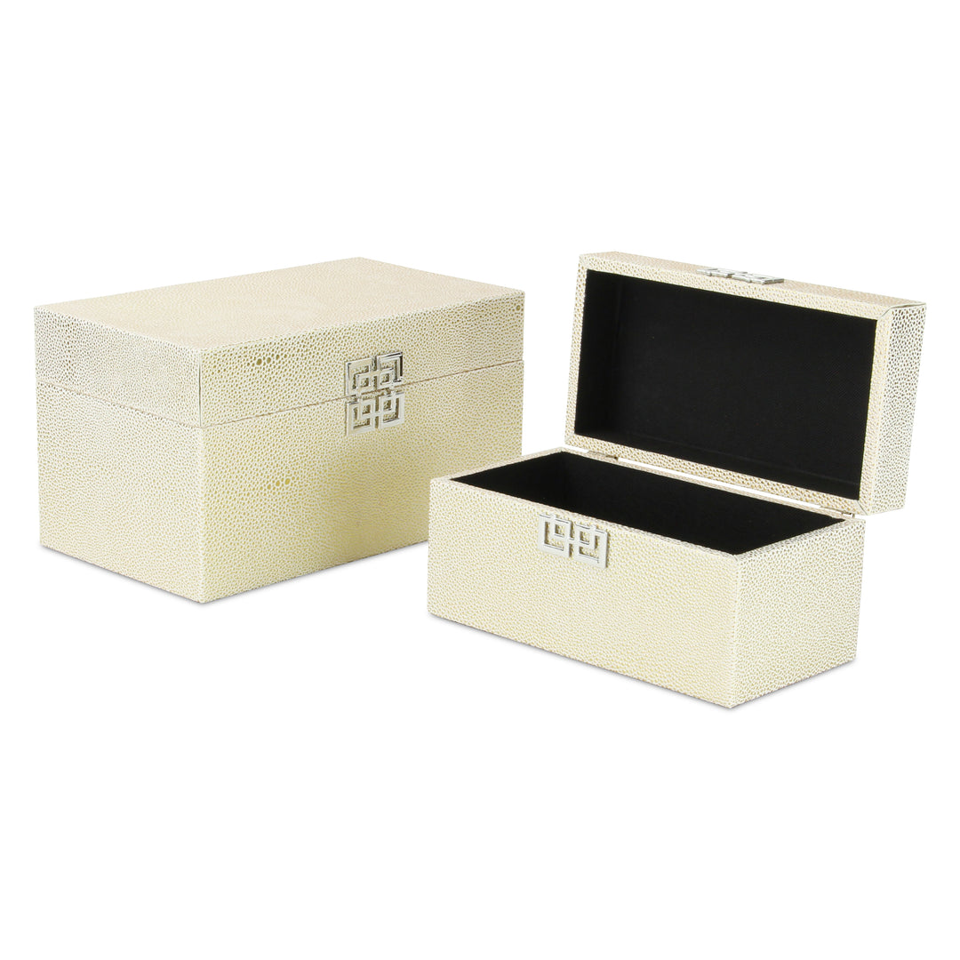 5627-2WTGD - Galena White Gold Boxes