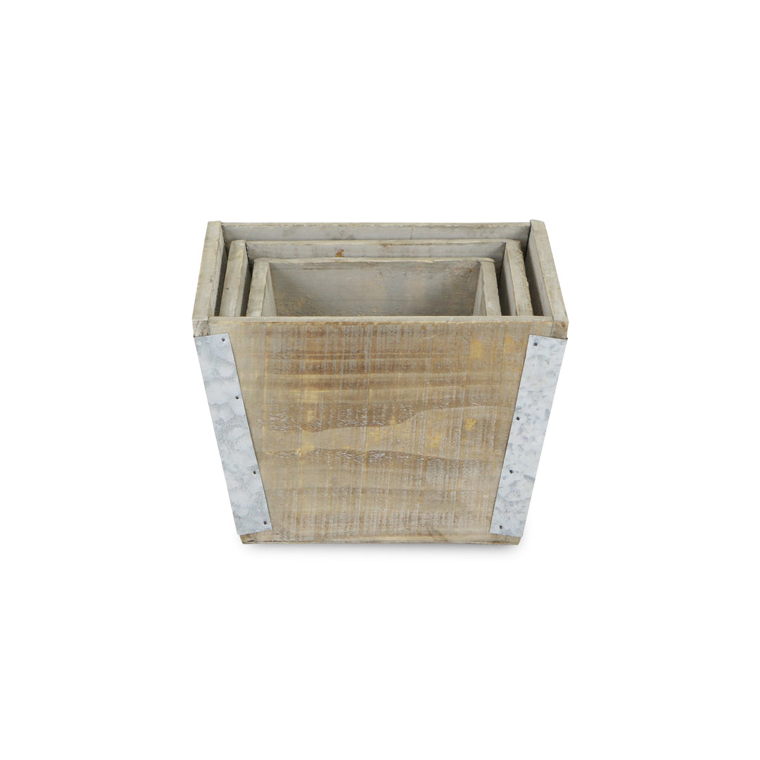 5635-3 - Samil Tapered Square Planters