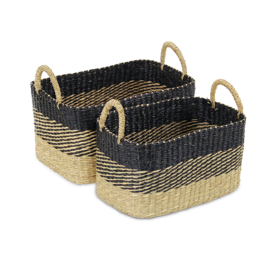 5672-2 - Galla Weave Basket Set