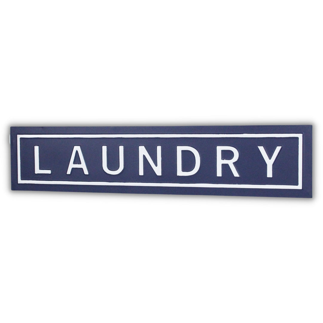 5695NB-R - Callo Blue "Laundry" Sign