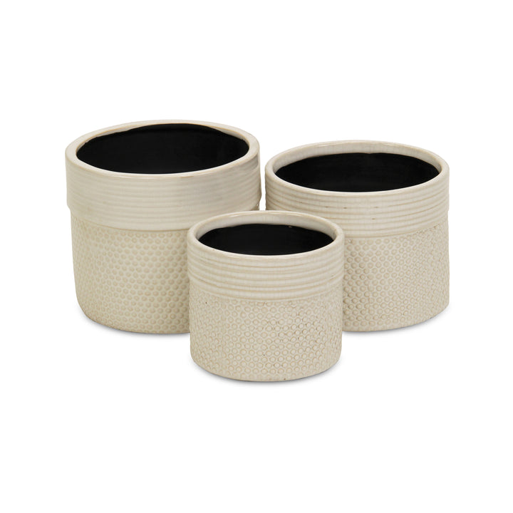 5742 - Osanna Off-white Ceramic Pot