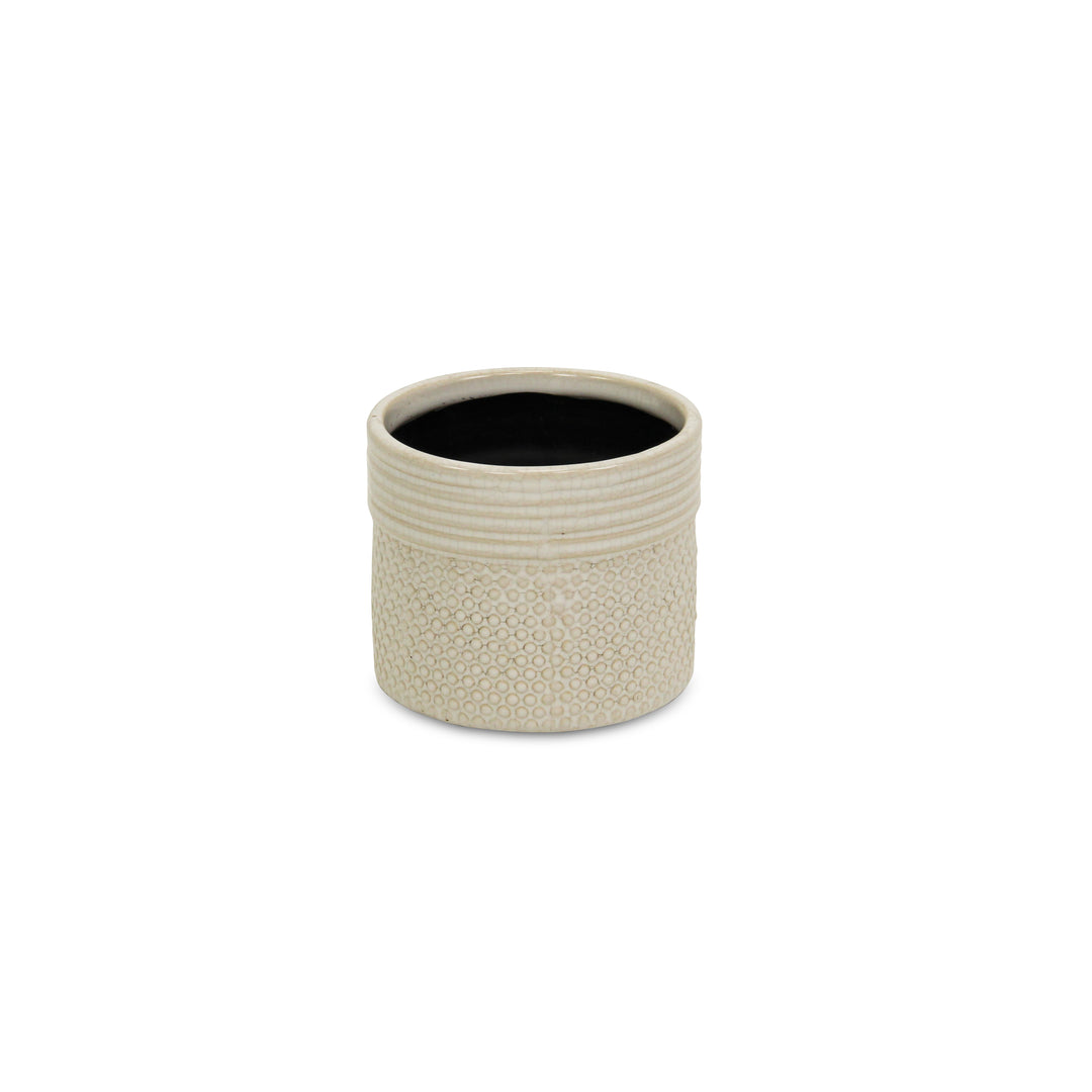 5742 - Osanna Off-white Ceramic Pot