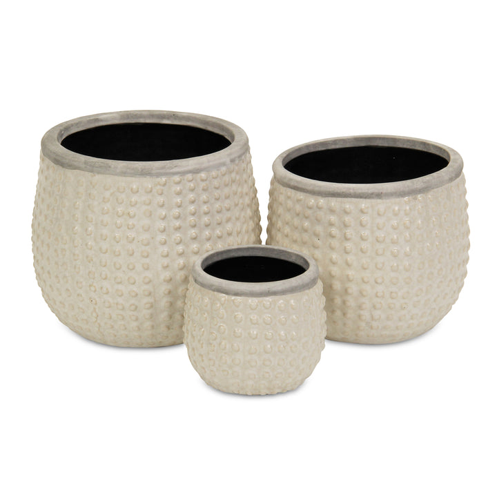 5743 - Osanna Beige Ceramic Pot