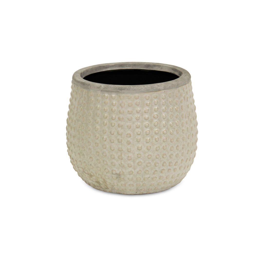 5743 - Osanna Beige Ceramic Pot