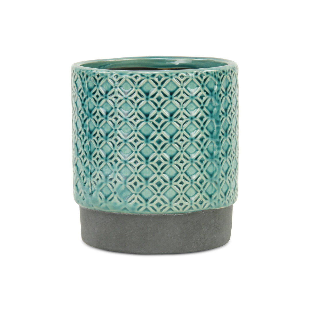 5780BL - Zajedani Turquoise Pot