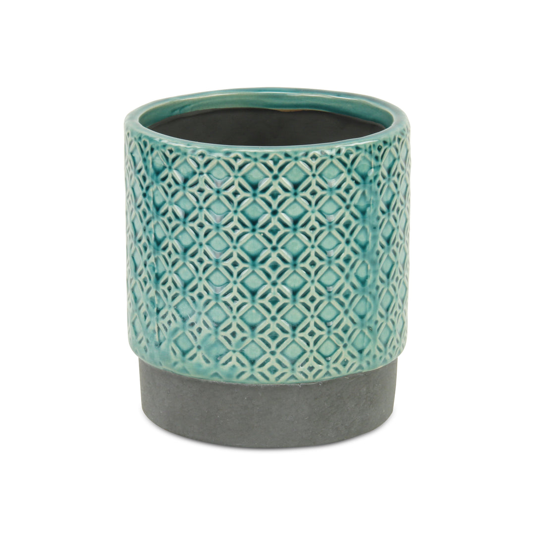 5780BL - Zajedani Turquoise Pot