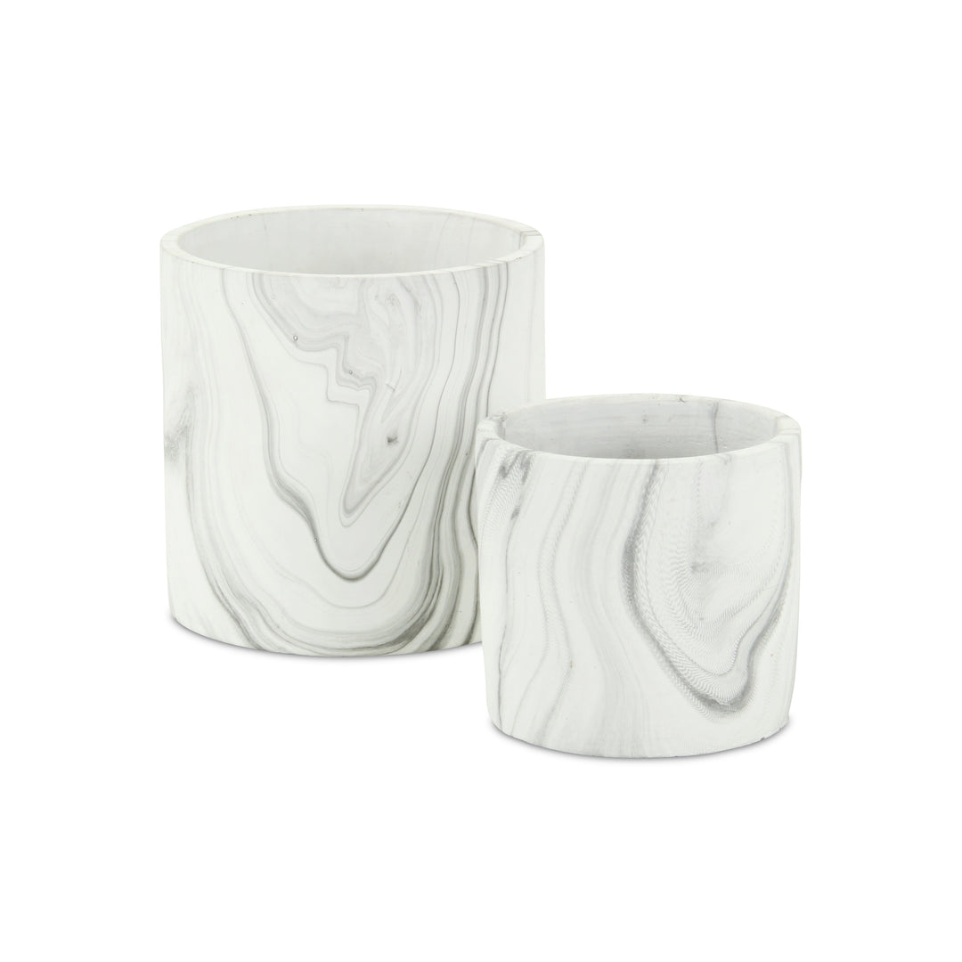 5783 - Marmoreal Marble Veneer Pot